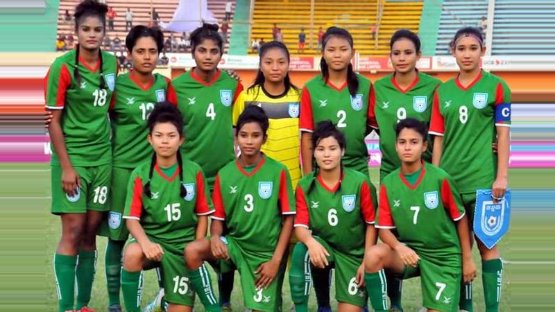 বাংলাদেশ অনূর্ধ্ব-১৯ নারী ফুটবল দল- ছবি: বাফুফে