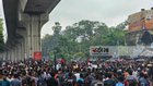 Heavy traffic jam in the capital due to students' movement, suffering is extreme