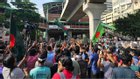 Bangla Blockade at Shahbag intersection, suffering traffic