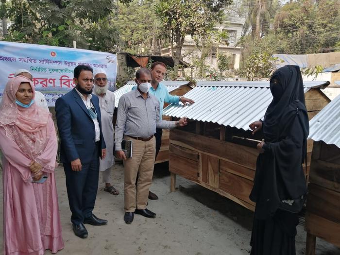 হাওরাবাসীদের আমিষের চাহিদা পূরণে গবাদি পশু-পাখি বিতরণ শুরু