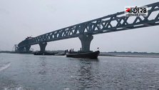 Padma Bridge rail link girder arrives