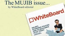 Special magazine ‘Whiteboard’ in Mujib Borsho