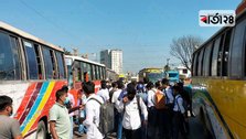 Students movement continuing blocking public transports