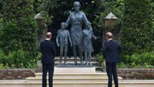 British princes unveil Diana statue as royal rift simmers