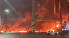 Fire breaks out in Dubai's port