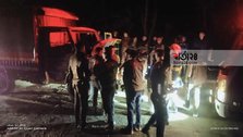 Miscreants set fire to a Covered van at midnight in Sylhet