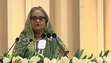Sheikh Hasina will address public meeting of 6 districts in the afternoon
