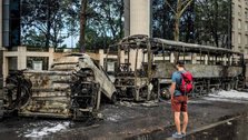 Escalation of violence: Bus-tram shutdown across France