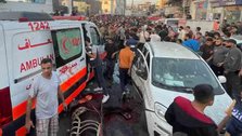 Israeli attack on ambulance fleet in Gaza: 13 dead