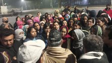 DU Kuwait Maitri hall students returns in the midnight getting assurance from the VC