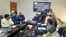 A view exchange meeting between the new comer SP and journalists held in Faridpur