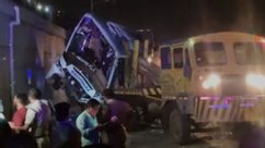 Bus fell from flyover in India killing 5 people