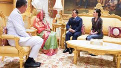 Courtesy meeting of the Prime Minister with the Thai King and Queen