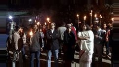 Torch procession for 5-point demand in JU