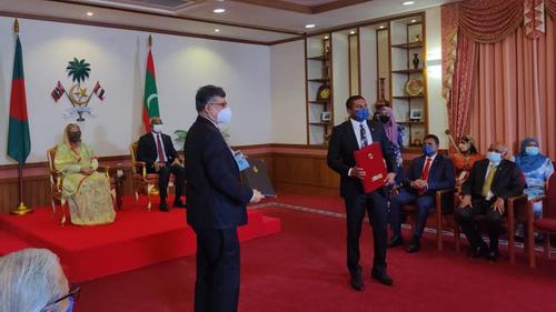 Bangladesh -Maldives signed a number of Agreements
