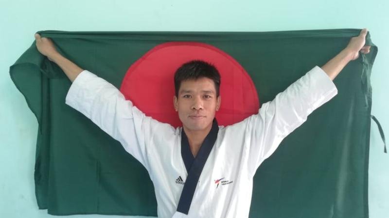 Gold winner Dipu Chakma