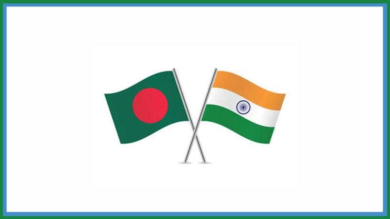 Flag of Bangladesh and India, Photo: Collected