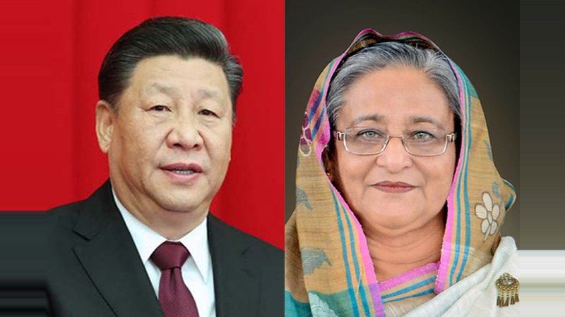 China including President XI Jing Ping and Prime Minister Sheikh Hasina