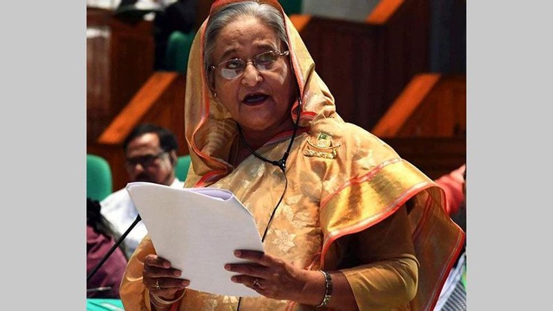 PM at Parliament Sheikh Hasina, Photo: Collected