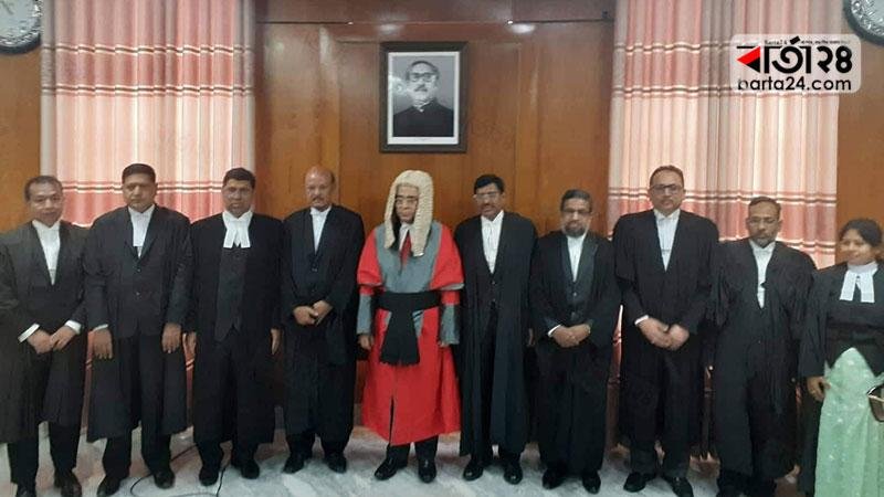 The newly appointed nine additional judges, Photo: Barta24.com