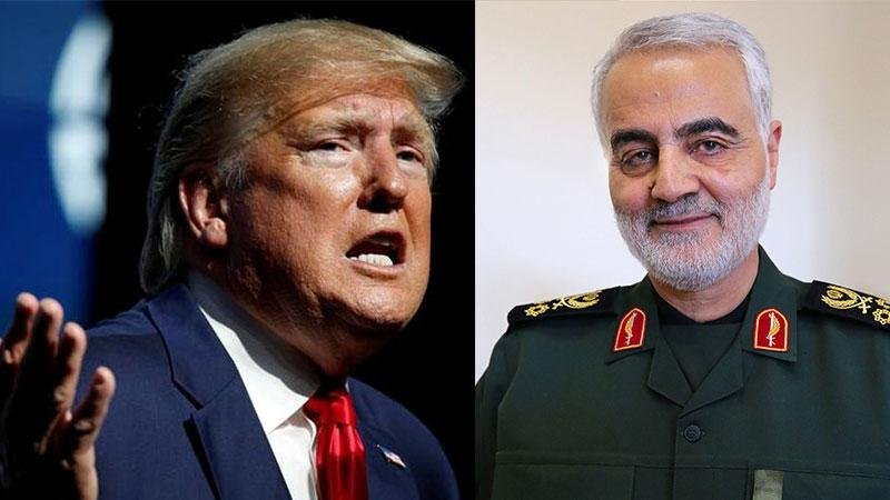 President Donald Trump and Iran's General Qassim Soleimani, Photo: Collected