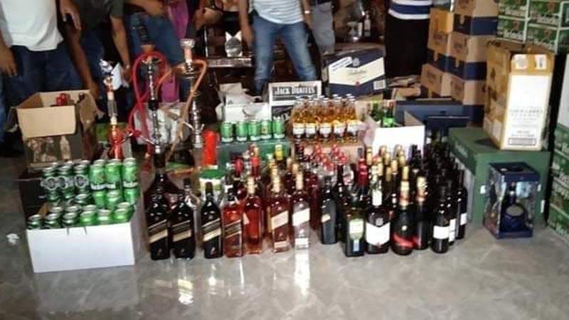 DNC seizes foreign liquor from a Gulshan restaurant