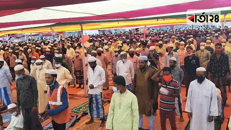 Eid celebration with festivities by the Rohingyas in Bhashanchar