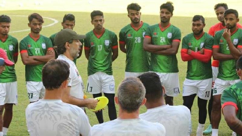 Players of Bangladesh Football Team