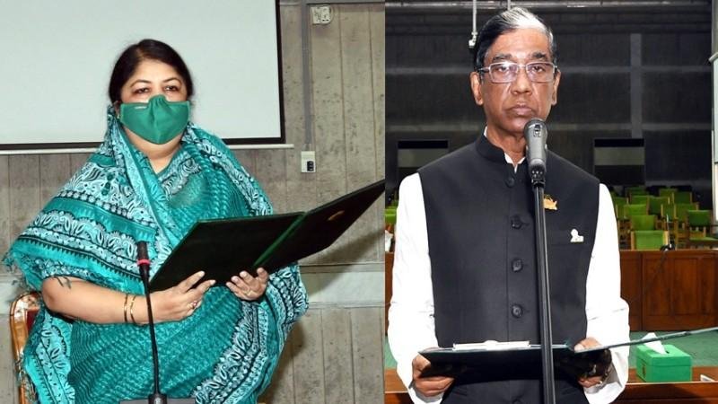 Newly-elected Member of Parliament (MP) from the Cumilla-7 constituency Dr Pran Gopal Dutta takes oath on Thursday