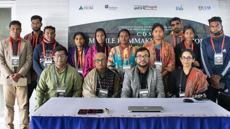 Dhaka International Mobile Film Festival holds CDST filmmaking workshop with Munda community