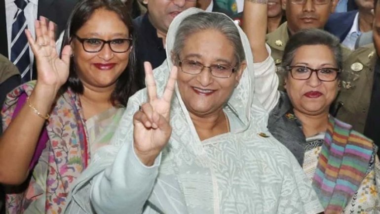 Sheikh Hasina on Vote Day
