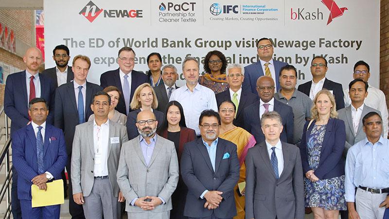xecutive Directors of World Bank Group visited the Newage Group’s Ashulia RMG factory